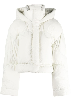 Acne Studios hooded puffer jacket - White