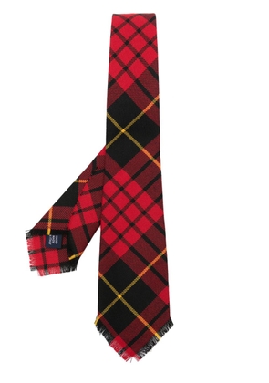 Polo Ralph Lauren tartan check-print tie - Red