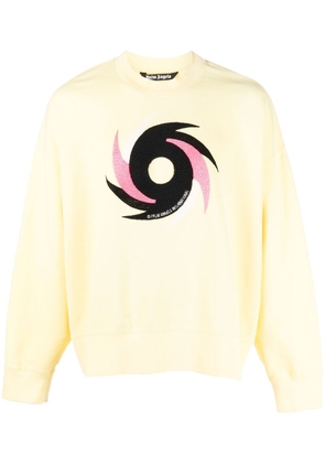 Palm Angels graphic-print sweatshirt - Yellow