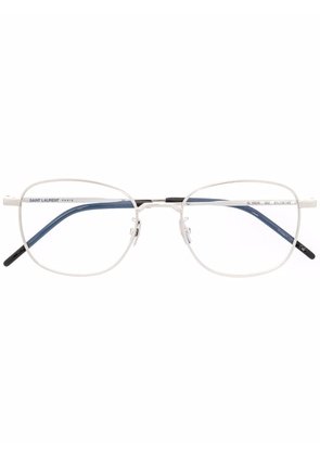 Saint Laurent Eyewear round-frame eyeglasses - Silver