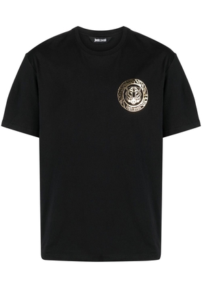 Just Cavalli logo-print cotton T-shirt - Black