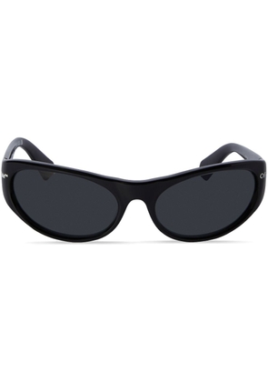 Off-White Napoli oval-frame sunglasses - Black