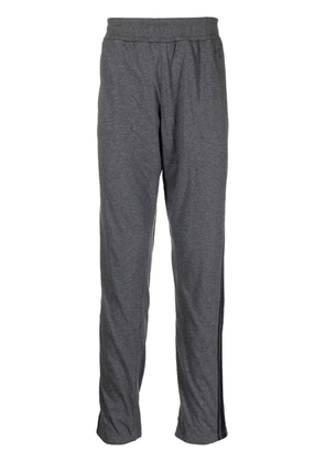 Gucci logo-print detail trousers - Grey