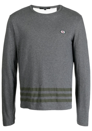 Gucci logo-patch cotton T-shirt - Grey