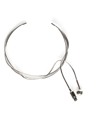 Coperni Headphone polished-finish necklace - Silver