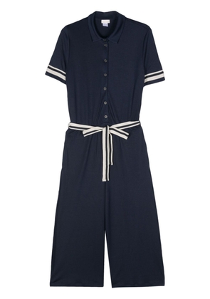 Hanro stripe-detail jumpsuit - Blue