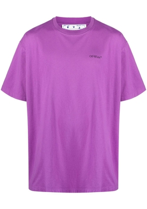 Off-White Arrows crew-neck T-shirt - Purple