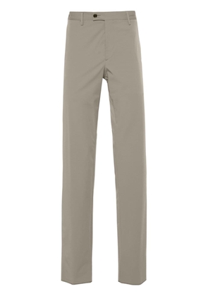 Lardini taffeta straight-leg trousers - Grey