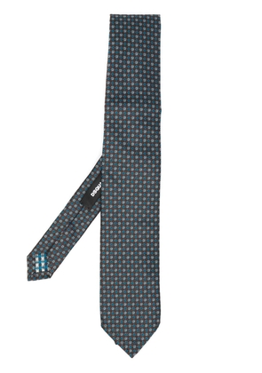 Dsquared2 floral-embroidery silk tie - Brown