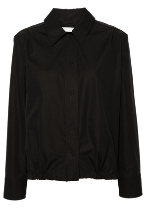 Jil Sander button-up cotton shirt - Black