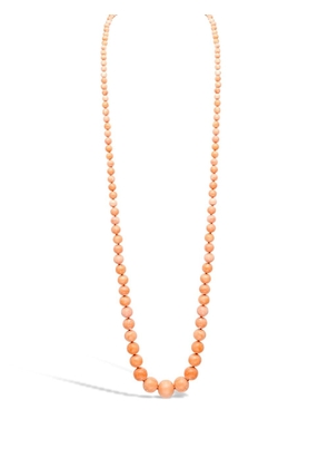Pragnell Vintage Edwardian coral beaded necklace - Orange