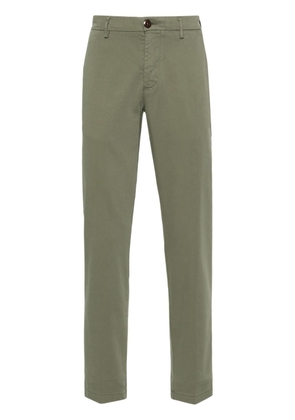 Boggi Milano tapered chino trousers - Green