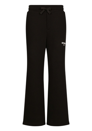 Dolce & Gabbana DGVIB3 logo-print cotton track pants - Black