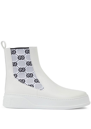 Gucci GG Supreme ankle boots - White