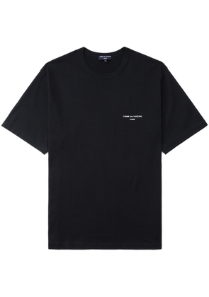 Comme des Garçons Homme logo-print cotton T-shirt - Black