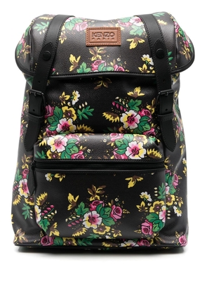 Kenzo Pop Bouquet messenger backpack - Black