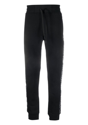 Versace Jeans Couture logo-strap track pants - Black