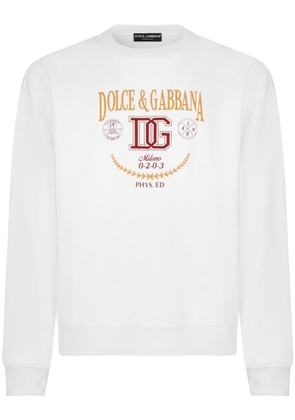 Dolce & Gabbana DG logo-print sweatshirt - White