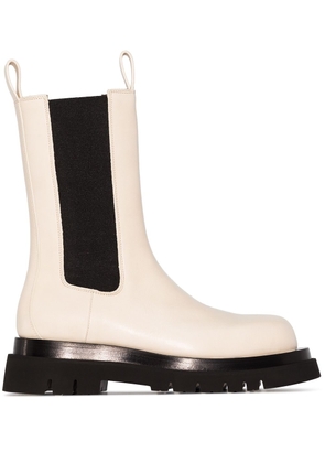 Bottega Veneta The Lug chunky sole boots - White