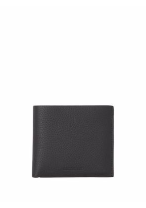 Burberry Grainy Leather International Bifold Wallet - Black
