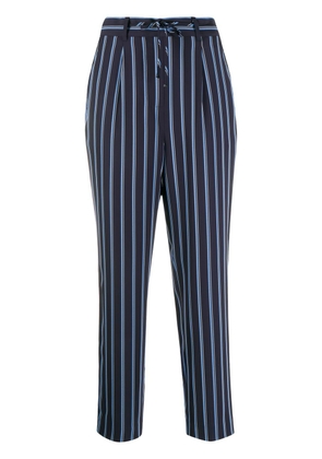 Tommy Hilfiger stripe-print slim-fit trousers - Blue