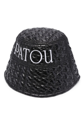 Patou embroidered-logo bucket hat - Black