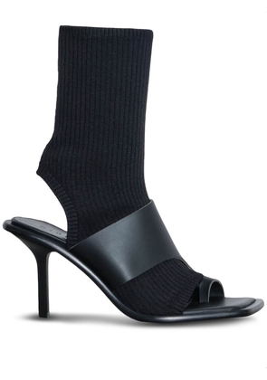 Dion Lee open-toe sock boots - Black