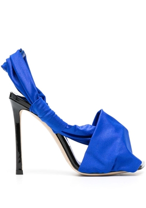 Jimmy Choo 115mm heeled leather sandals - Blue