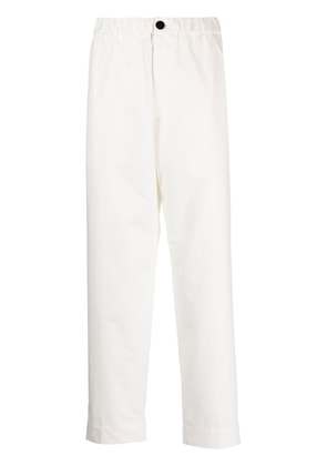 Jil Sander straight-leg cropped trousers - White
