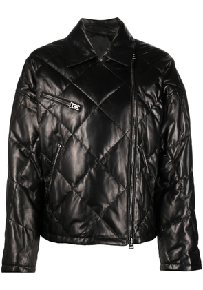 TOM FORD quilted leather jacket - Black