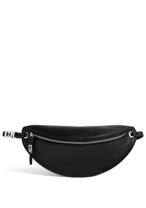 Dsquared2 logo-plaque leather belt bag - Black