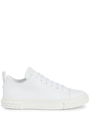 Giuseppe Zanotti Ecoblabber leather low-top sneakers - White