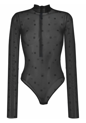 Givenchy semi-sheer polka-dot bodysuit - Black