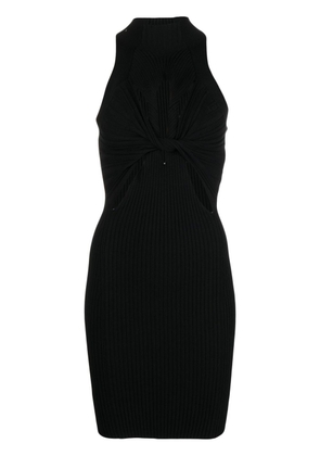 Dion Lee twist-detail cut-out dress - Black