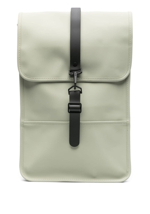 Rains carabiner-strap matte-finish backpack - Green