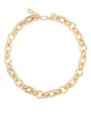 Maje chain-link chunky necklace - Gold