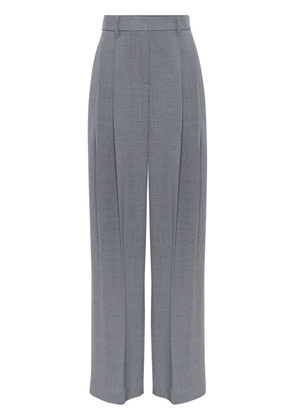 Brunello Cucinelli wide-leg wool trousers - Grey