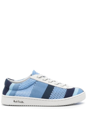 Paul Smith striped open-knit sneakers - Blue