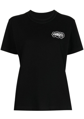 sacai graphic-print T-shirt - Black
