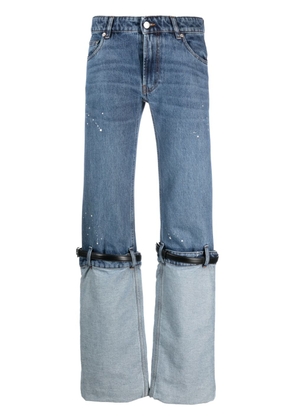 Coperni hybrid two-tone jeans - Blue