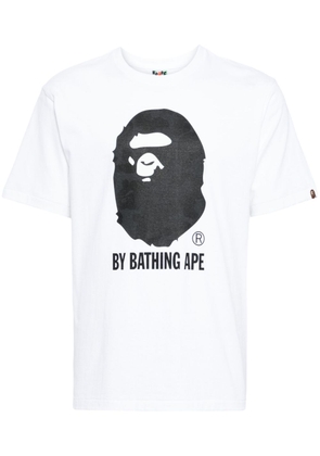 A BATHING APE® ape print T-shirt - White