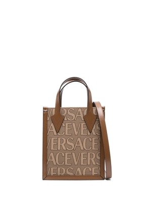 Versace Versace Allover crossbody bag - Brown