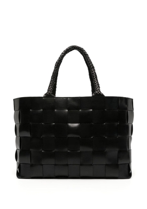 DRAGON DIFFUSION Japan interwoven leather tote bag - Black