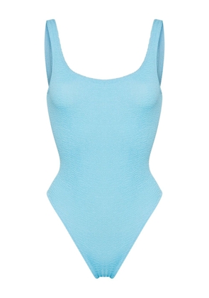 MC2 Saint Barth Lora textured-finish swimsuit - Blue