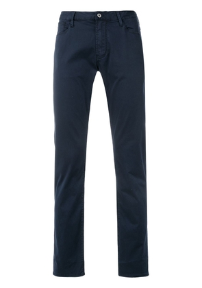 Emporio Armani straight-leg trousers - Blue