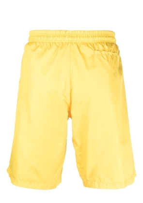 Philipp Plein skull-print beach shorts - Yellow