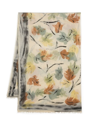 Faliero Sarti Vanessa floral-print scarf - Neutrals