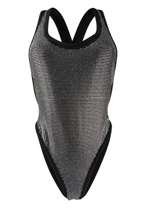 Philipp Plein crystal embellished swimsuit - Black