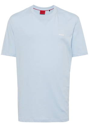 HUGO logo-print cotton T-shirt - Blue