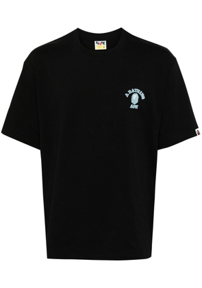 A BATHING APE® embroidered-logo cotton t-shirt - Black
